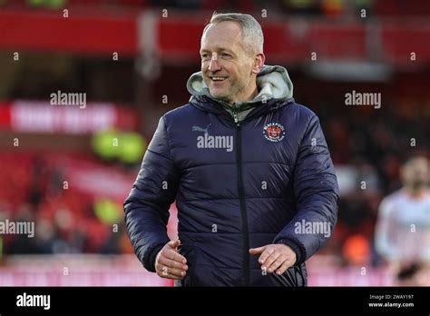 Nottingham Uk Th Jan Neil Critchley Manager Of Blackpool