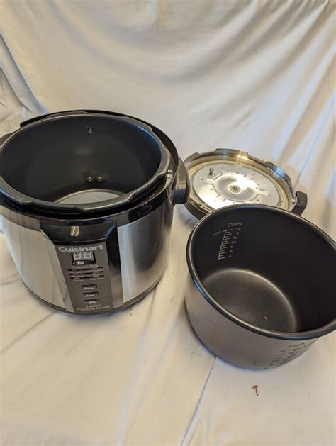 Cuisinart CPC 600 Electric Pressure Cooker 6 Quart Capacity 1000 Watt