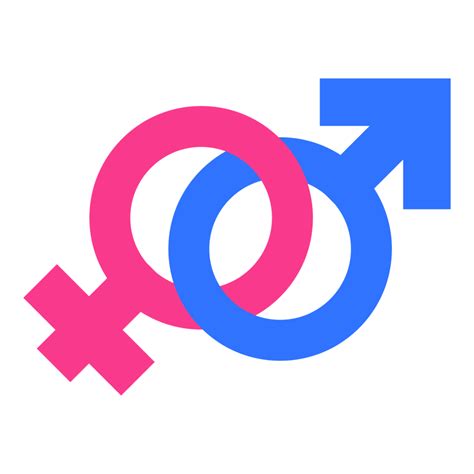 Sex Symbol Of Men And Women On Transparent Background Png