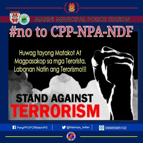 No Terrorism Slogans