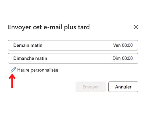 Comment programmer l’envoi d’un mail sur Outlook Web