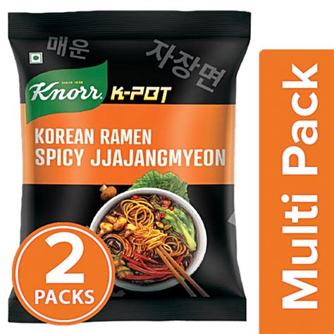 Buy Knorr K Pot Korean Ramen Spicy Jjajangmyeon Veg Meal Online At