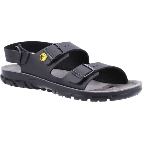 Men S Birkenstock Black Kano Esd Birko Flor Sandal Safety Giant