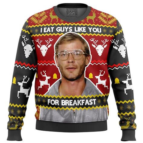 Jeffrey Dahmer Ugly Christmas Sweater Otaku Treasure