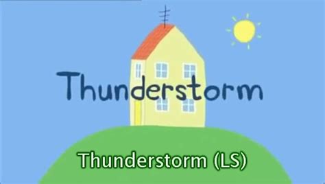 peppa pig thunderstorm  subtitles video dailymotion