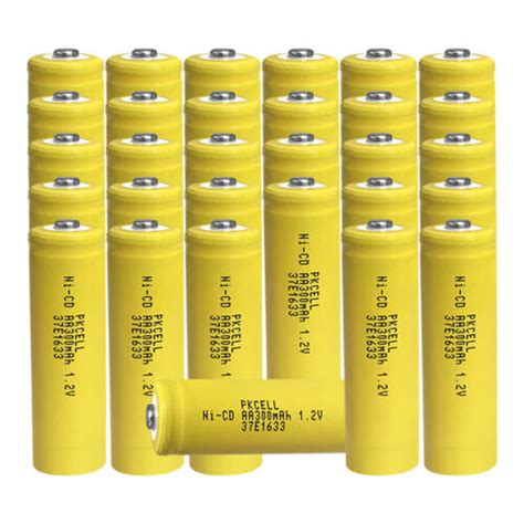 30PCS AA 1 2v Rechargeable NiCd 300mAh Batteries For Solar Lights