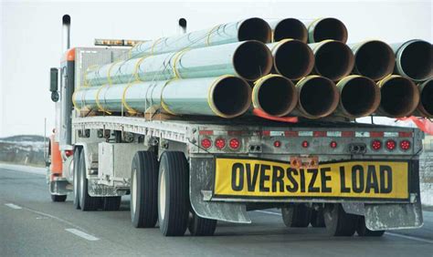 Transporting Pipes On Trucks Shipping On Flatbeds And More Heavy