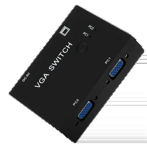 2 Input 1 Output Vga Switch 2 In 1 Out Plug And Play Support Vgaxvga