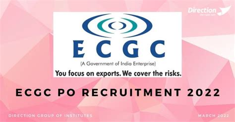 Ecgc Po Recruitment 2022 Direction E Learning