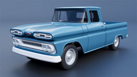 Fichier 3d Chevrolet C10 1961 🚙・design Imprimable En 3d à Télécharger・cults