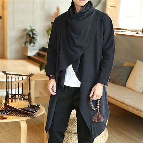 Men S Winter Coat Trench Coat Cloak Capes Business Casual Fall Spring