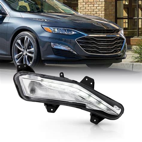 For 2019 2020 Chevy Malibu Sedan Led Drl Bumper Turn Signal Fog Light