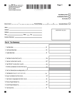 Form Ga Dor St Fill Online Printable Fillable Blank Pdffiller