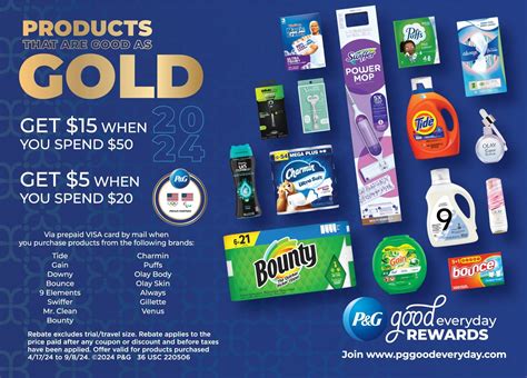 P&G Good Everyday Olympics Rebates • Hey, It's Free!