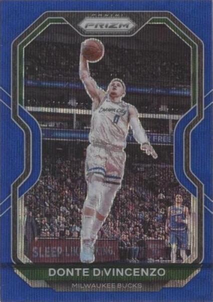 Panini Prizm Blue Wave Prizm Donte Divincenzo For Sale