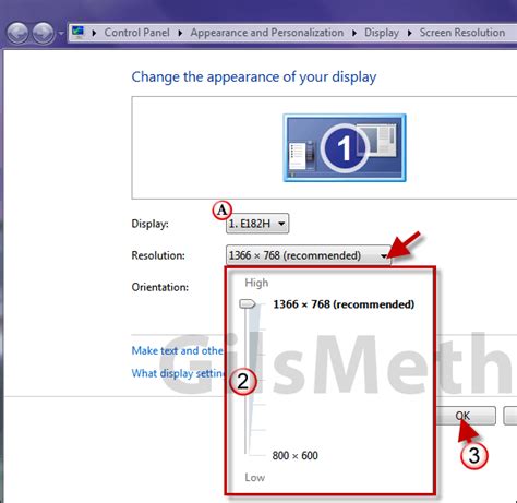 How To Change The Screen Resolution In Windows 7