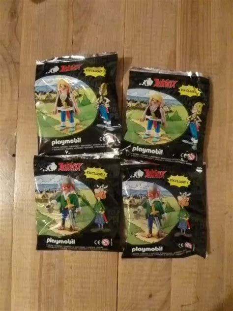 PLAYMOBIL ASTÉRIX FIGURINES GOUDURIX JOLITORAX édition limitée hors