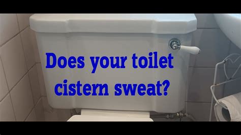 Does Your Toilet Cistern Sweat Want To Cure It Watch This Youtube