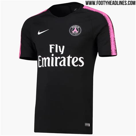 Black Hyper Pink Nike Psg 18 19 Training Kit Released Footy Headlines