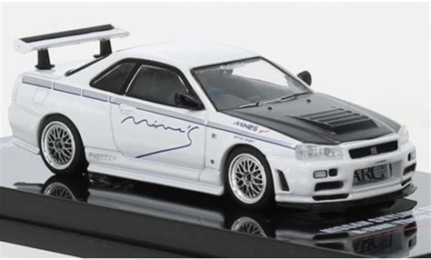 Miniature Nissan Skyline 1 64 INNO64 GT R R34 R Tune By Mines Blanche