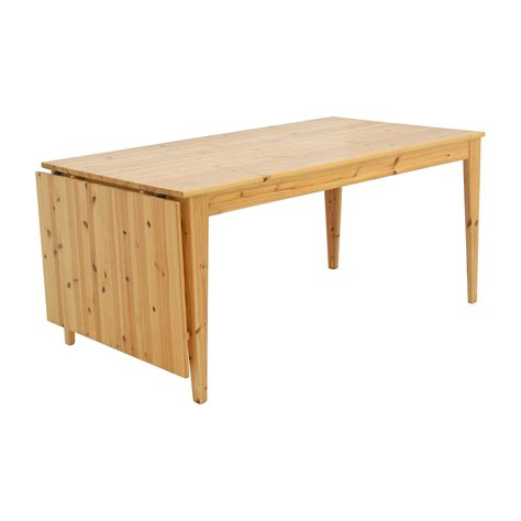 Ikea Nornas Extendable Pine Dining Table Aptdeco