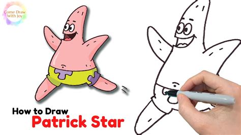 How To Draw Patrick Star Step By Step Easy Drawing Patrick Star