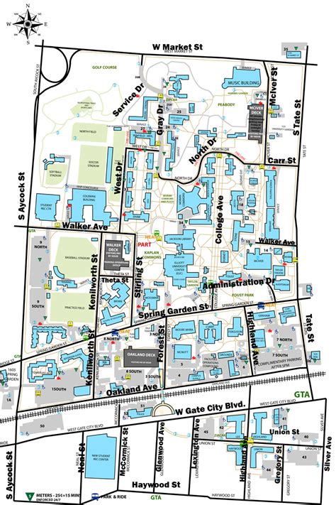 Uncg Campus Map