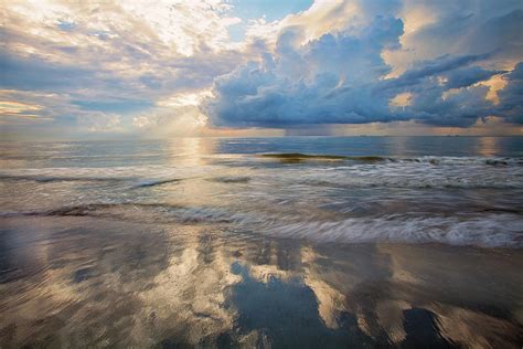 USA, Georgia, Tybee Island, Sunrise Photograph by Joanne Wells