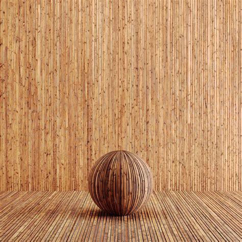 Timber Facade Set K Seamless Pbr Materials D Model For Vray