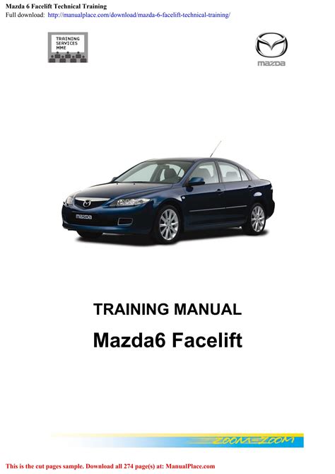 Mazda 6 Facelift Technical Training By Earleneballt Issuu