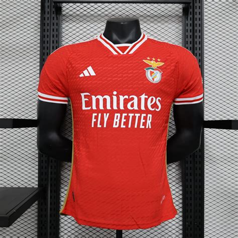 2023 2024 Player Version Benfica Home Football Shirt