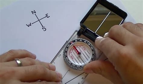 How To Orient A Map And Take A Bearing With A Compass Ways To