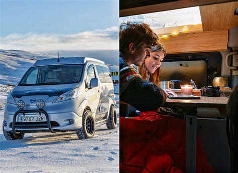 All-Electric Nissan e-NV200 Winter Camper is a Mobile Office That Can ...