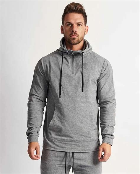 Custom Logo Blank Pullover Mens Sweat Suit With Hoodie Cotton Plain