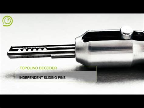 Cylinder Locks Topolino Decoder Series Introduction Youtube