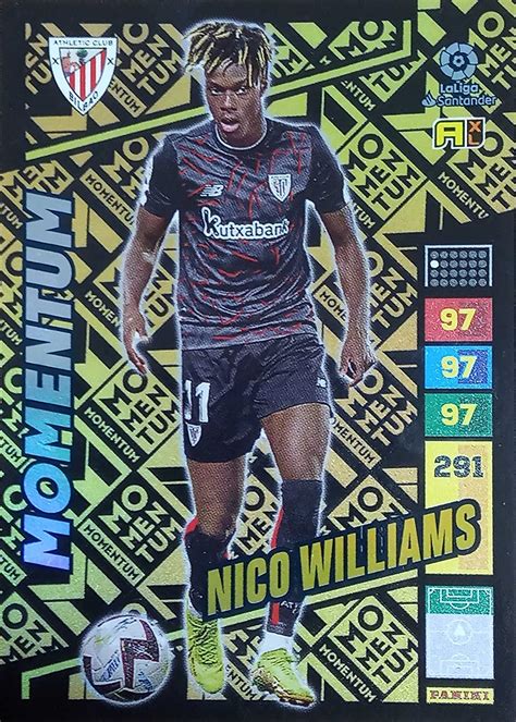 Panini Momentum Nico Williams Adrenalyn Xl Amazon Es