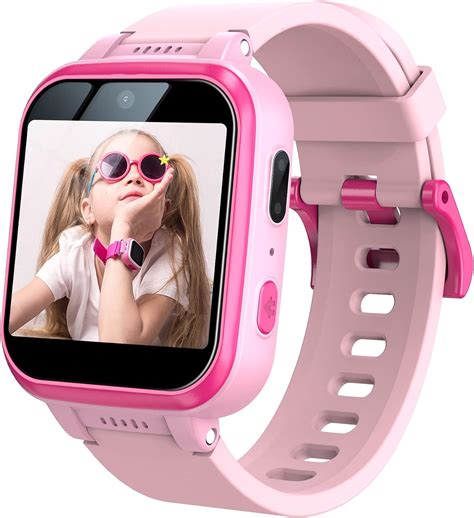 Relógio inteligente infantil câmera rotativa de 90 smartwatch