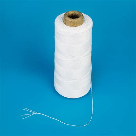 10s 3 10s 4 100 Polyester Yarn Raw White Bright Industrial Thread