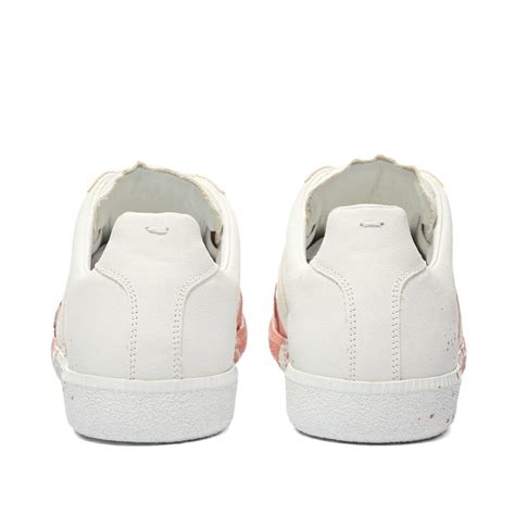 Maison Margiela Painted Canvas Replica Sneaker White Pink END ES