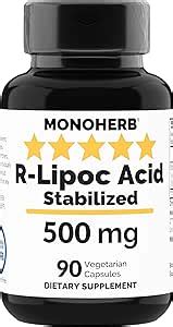 Amazon Monoherb R Lipoic Acid Mg Vegetarian Capsules