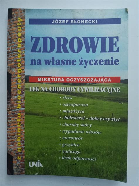 Zdrowie Na W Asne Yczenie J Zef S Onecki Oficjalne