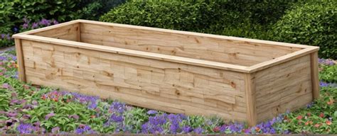 DIY Raised Garden Bed Plans Outdoor Wooden Planter Box Plans Outdoor ...