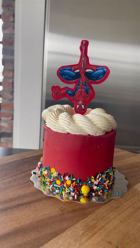 Spiderman baby cake – Artofit