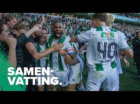 PROMOTIE IS BINNEN Samenvatting FC Groningen Roda JC YouTube