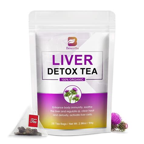 Beworths Herbal Milk Thistle Tea L Iver Detox Supplement Clearing Away