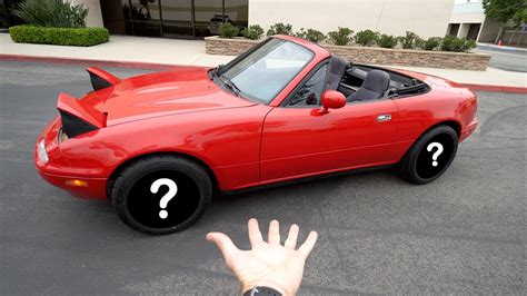 Unboxing New Wheels For The 91 Miata Youtube