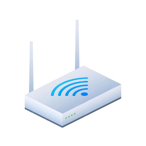 Premium Vector Network Router 3d Wifi Router Internet Service