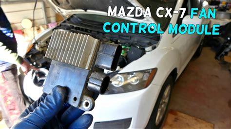 Mazda Cx 7 Cx7 Fan Control Module Replacement Removal Youtube