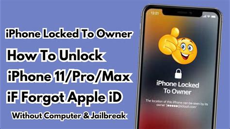 Iphone Locked To Owmer How To Unlock Iphone Pro Max If Forgot