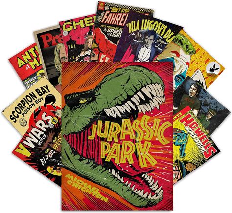 Hk Studio Vintage Posters Of Comics Self Adhesive India Ubuy